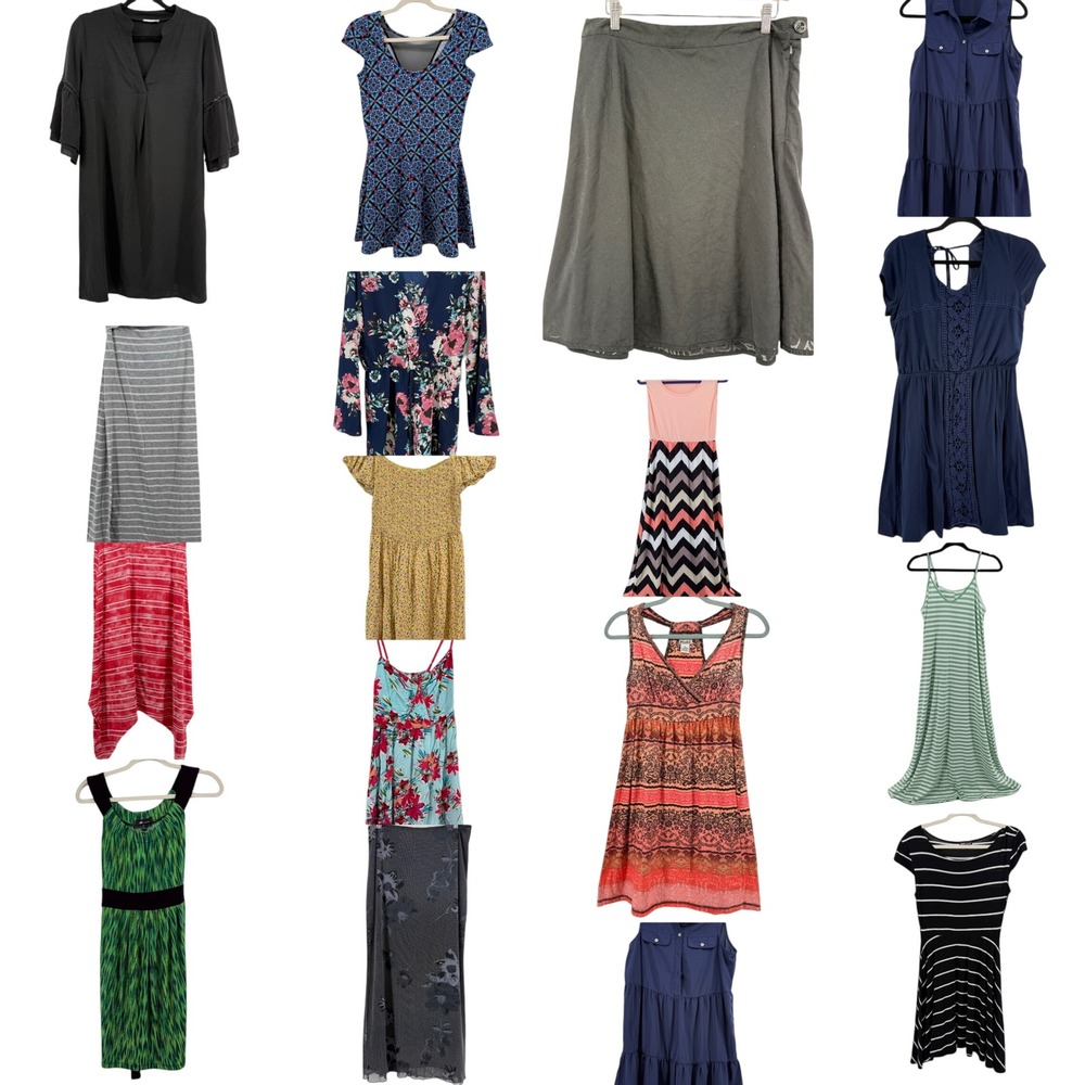 Bundle of SEVENTEEN (17) Dresses and‎ Skirts - All Women's Medium
